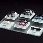 D&GEyewear Espositore occhiali modulare, materiali : legno e plexiglass